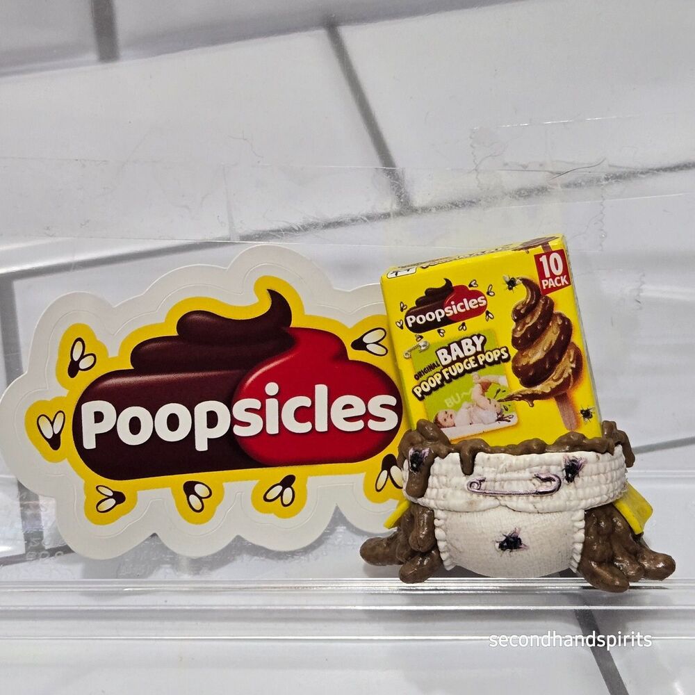 Mini Brands Mega Gross Series 2 ~Poopsicles W/Sticker